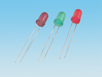 LED REDONDO 5mm. BAJO CONSUMO ROJO --- Iv(mcd)=3 / If(mA)=1 / Ang.Vista=65° / Color Caja=Rojo difus