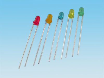 LED REDONDO 3mm. BAJO COSTE AMARILLO-DIFUSO