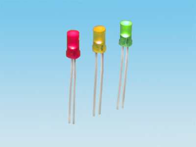 LED CILINDRICO --- Iv(mcd)=3,2 / If(mA)=10 / Ang.Vista=100 / Color Caja=Rojo difuso / 脙藴=3,4x6 mm