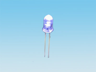 LED REDONDO LUZ BLANCA DE MUY ALTA LUMINOSIDAD 5mm. --- Iv(mcd)=12000 / If(mA)=20 / Ang.Vista=20°