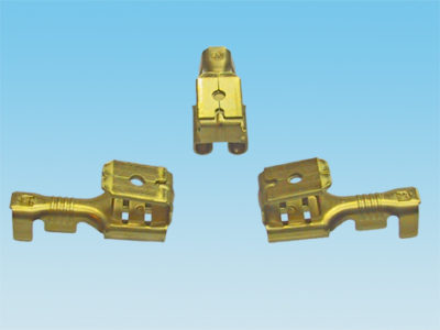 Terminal Faston macho-hembra desnudo, de 6.3mm