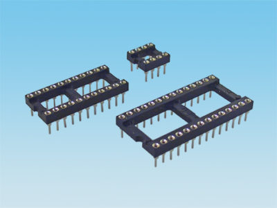 Z贸calo 42 pines, pin torneado, 0.6", paso=2.54mm