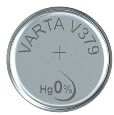 Muestra de una Bater铆a tipo bot贸n de 贸xido de plata de 1.55 V, modelo SR63, en Biltron.