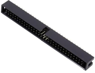 Conector IDC macho-recto de perfil bajo para PCB, de 2x13 pines