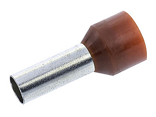 Terminal puntera hueca semi-aislada, 10.00mm²