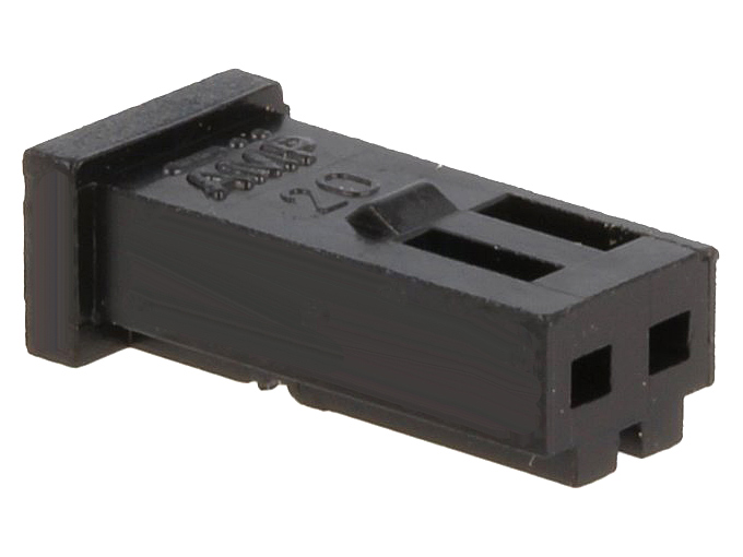 Biltron 🟢 56MODU2S (Conector AMP Modu II hembra, 2 vías, paso=2.54mm)