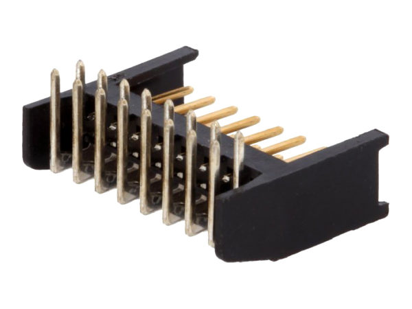 Conector AMP Modu II macho-codo para PCB, 2x8 vías, paso=2.54mm 🟢 Biltron