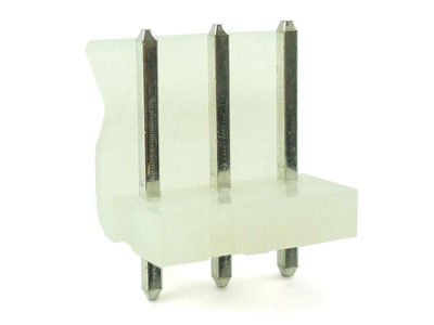 Conector macho-recto polarizado para PCB, 3 vías, paso=5.08mm
