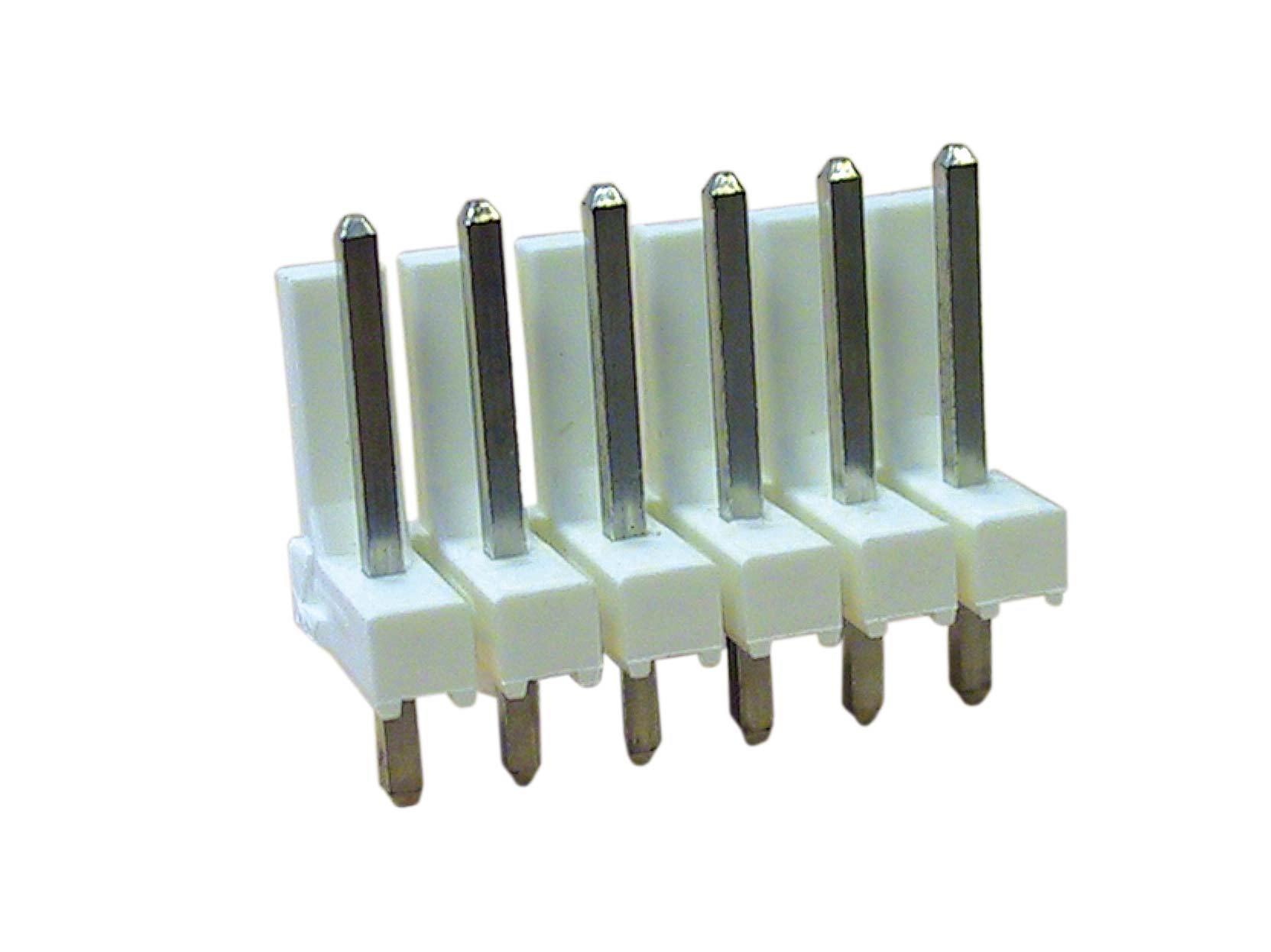 Conector Modular RJ11 ángulo Recto 6p2c PCB Montaje Plástico