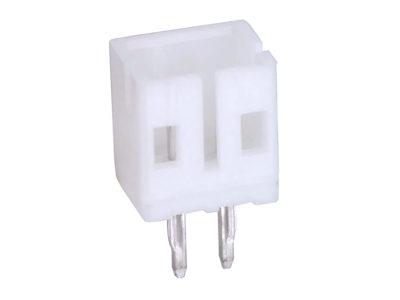 Conector macho-recto polarizado, 2 vías, paso = 2.00mm