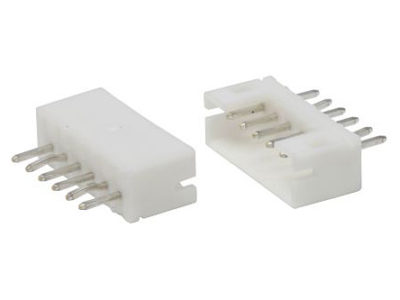 Conector macho PCB recto 6 vías, paso=2 mm