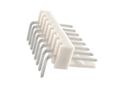 Conector postes polarizado macho-codo, 12 vías, paso=2.54mm