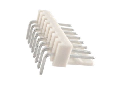 Conector postes polarizado macho-codo, 14 vías, paso=2.54mm