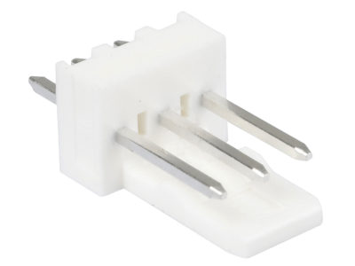 Conector postes polarizado macho-recto, 3 vías, paso=2.54mm