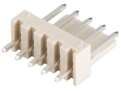 Conector Postes Polarizado Macho Recto, 5 Vías, Paso 2.54 mm
