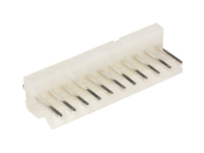 Conector tipo postes macho-codo para PCB, 11 vías, paso=3.96mm