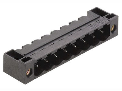 Borna macho-codo para PCB, 3 vías, paso=5.08mm, sujeción tornillo