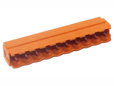 Borna macho-recto-cerrado para PCB, 10 vías, paso=5.08mm, tipo ascensor