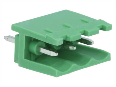 Borna macho-recto para PCB, 3 vías, paso=5.08mm