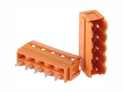 Borna macho-recto-cerrado para PCB, 5 vías, paso=5.08mm