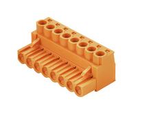 Borna hembra-recta enchufable para PCB de 9 vías, paso=5.08mm