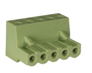 Borna hembra-recta enchufable de 5 vías, paso=5.08mm