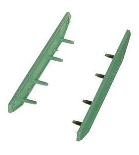 M贸dulo tapa lateral para PCB, para carril DIN, alto=107.5mm, ancho=2.5mm