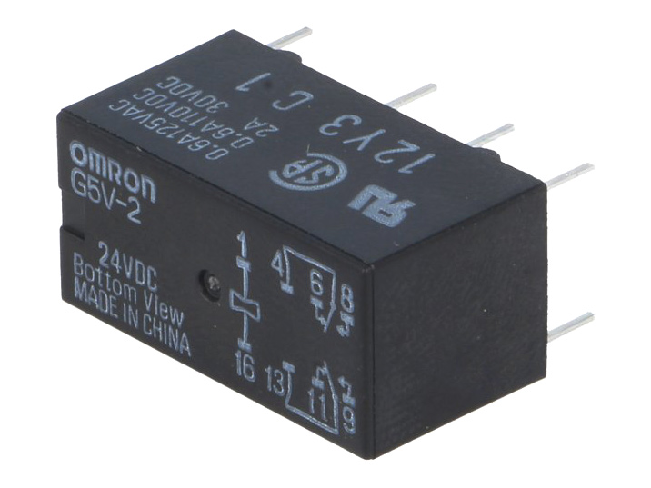 Relé de señal Omron de la serie MT para aplicaciones de conmutación de señal, disponible en Biltron.