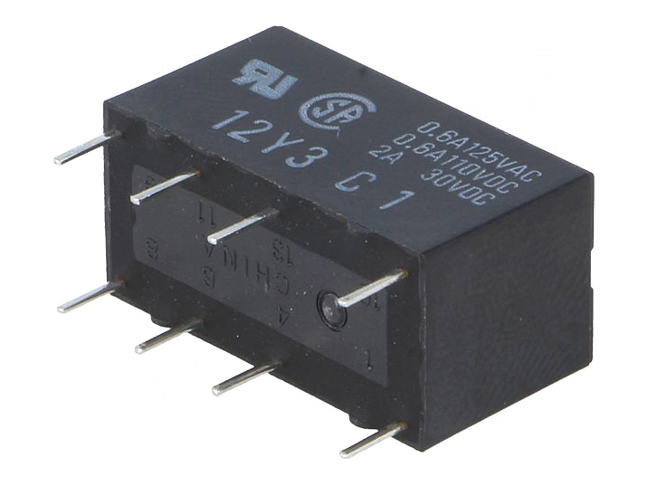 Relé Omron para aplicaciones de conmutación de señal, en Biltron.