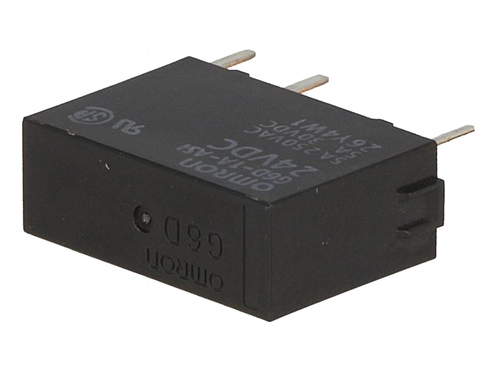 Relé de potencia Omron de la serie G6D, disponible en Biltron.