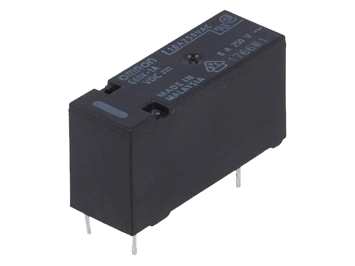 Relé de potencia Omron de la serie G6RN con 10A, disponible en Biltron.