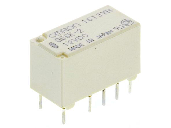 Relé señal Omron G6SK-2 DC12, 2 polos, 12Vdc, 2A - Imagen 3