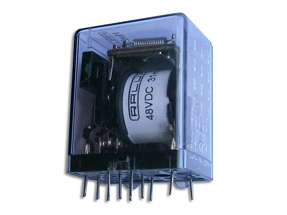 Relé de potencia de montaje FASTON de 1 polo, disponible en Biltron.