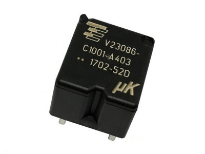 Relé de potencia de TE Connectivity V23076-A1001-C133, disponible en Biltron.