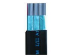 Cable plano paso 1,27 mm, 50 hilos,pantalla, 0,086 mm² (28 AWG), gris