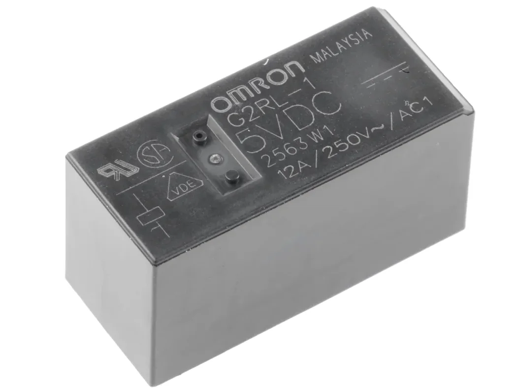 Relé de potencia Omron G2RL-1 de 1 polo, disponible en Biltron.