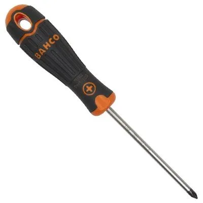 Destornillador de punta Phillips de 0 x 75 mm, disponible en Biltron.