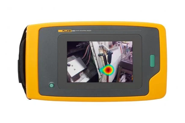 Fluke ii900, cámara acústica industrial que funciona como detector de fugas de aire, gas y vacío.