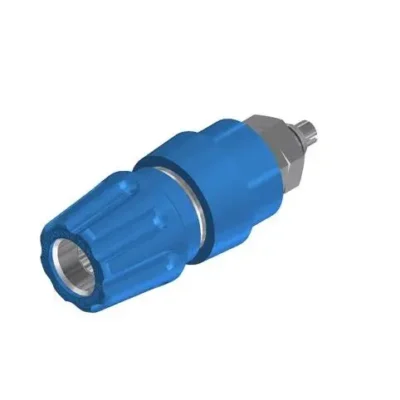 Imagen de un Conector hembra para panel de 4 mm, ideal para 16 A, a la venta en Biltron.