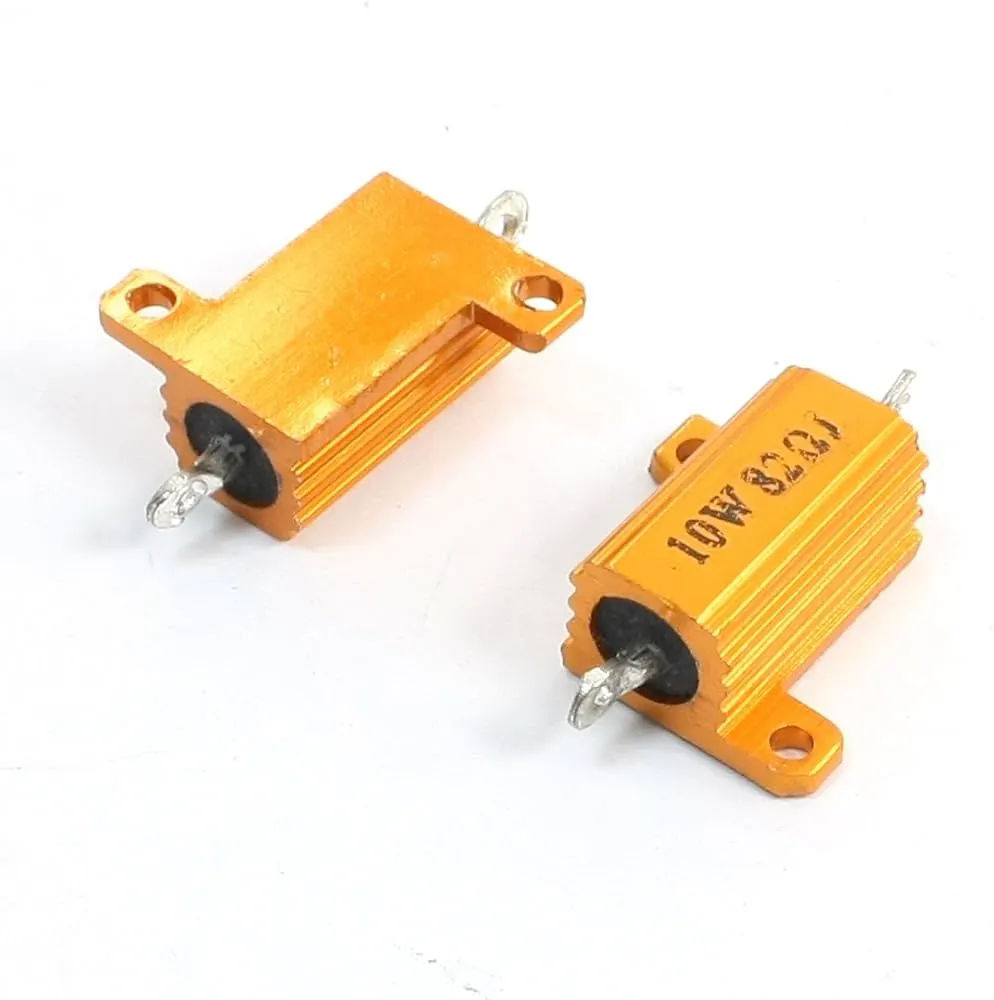 Imagen de una resistencia bobinada de alta potencia de 25 W y 270 Ω para montaje en chasis, en Biltron.