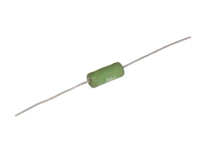 Imagen de resistencia bobinada vitrificada axial, de 4 vatios y tama帽o 4x12 mm, en Biltron.