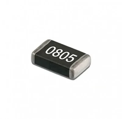 Imagen de una Resistencia de montaje superficial de 15 kiloohmios, tolerancia del 1 % y encapsulado 0805, en Biltron.