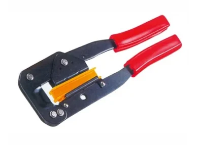 Imagen de una Tenaza para Crimpado de Conectores IDC sobre Cable Plano, en Biltron.