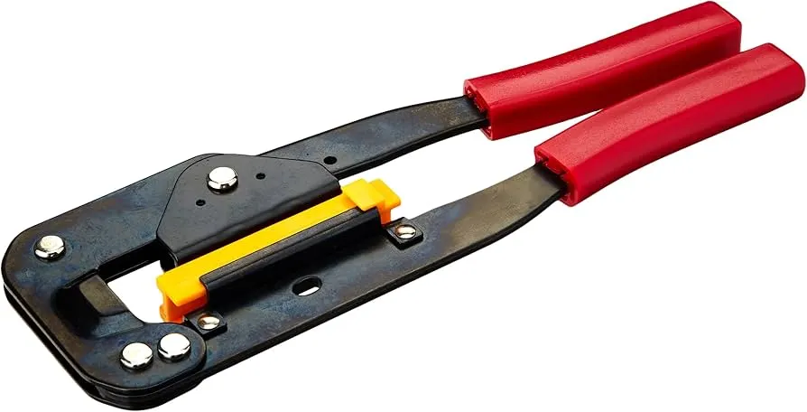Imagen de una Tenaza para Crimpado de Conectores IDC sobre Cable Plano, en Biltron.