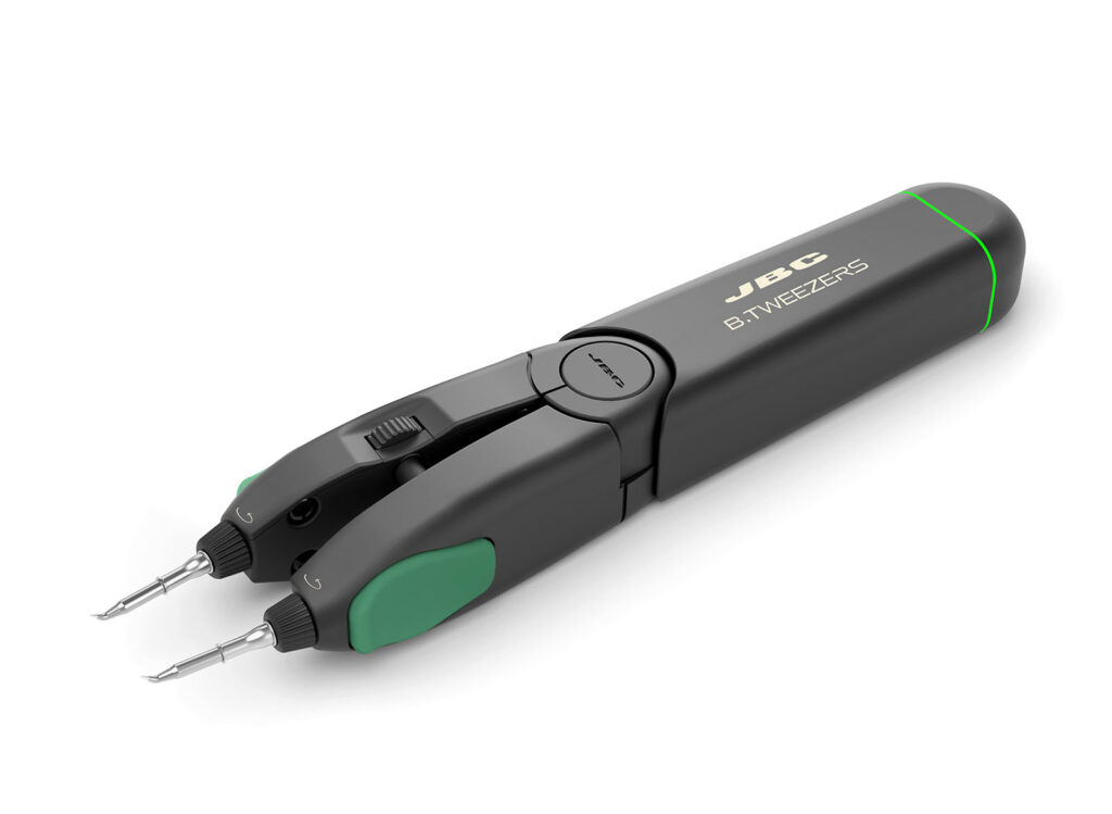 B.TWEEZERS de JBC, pinzas térmicas inalámbricas B.IRON para retrabajo de componentes SMD